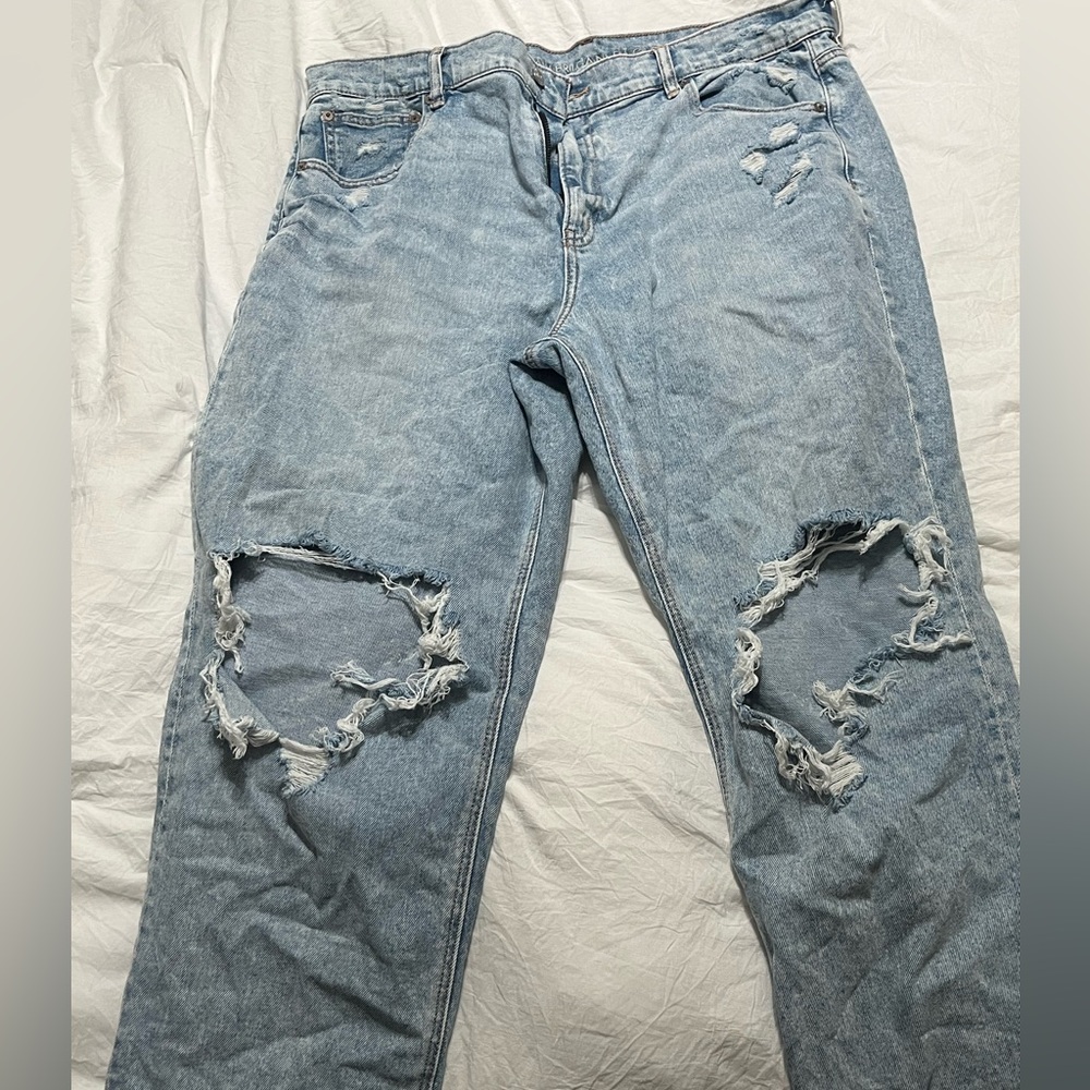 AE super high rise ankle jeans 18